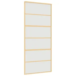 drzwi-przesuwne-zlote-90x205-cm-mrozone-szklo-esg-aluminium