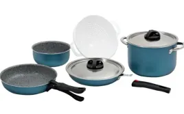 berger-stone-blue-matte-8-czesciowy-zestaw-naczyn-aluminiowych