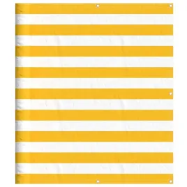 parawan-balkonowy-w-zolte-i-biale-paski-120x1000-cm