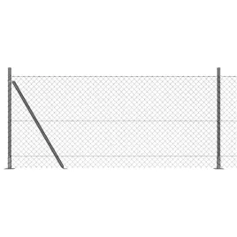 ogrodzenie-z-ogniw-ze-slupkami-szary-1-x-10-m-stal