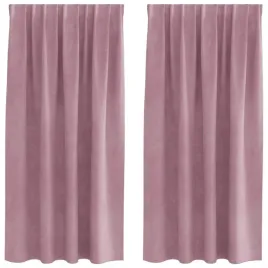 zaslony-z-zaslonami-2-pcs-ciemnorozowy-140-x-175-cm-aksamit