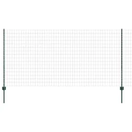 ogrodzenie-z-slupkami-zielony-1-2-x-25-m-stal
