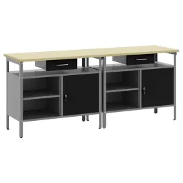 zestaw-stolu-warsztatowego-2-pcs-czarny-200-x-55-x-85-cm-stal