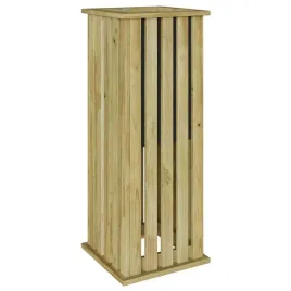 donica-brazowy-33-x-33-x-85-cm-sosna-impregnowana
