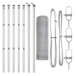 ogrodzenie-z-slupkami-srebrny-0-8-x-10-m-stal-pokryta-pcv