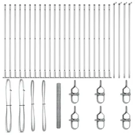 ogrodzenie-z-slupkami-srebrny-1-4-x-50-m-stal-pokryta-pcv