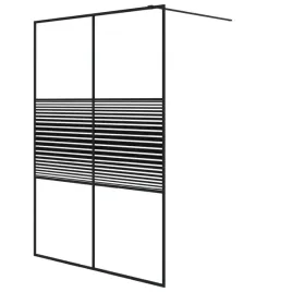 scianka-prysznicowa-czarna-140x195-cm-przejrzyste-szklo-esg