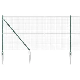 ogrodzenie-z-slupkami-zielony-1-x-10-m-stal