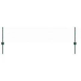ogrodzenie-z-slupkami-zielony-0-4-x-10-m-stal