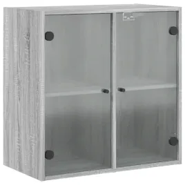 szafka-wiszaca-szklane-drzwi-szary-dab-sonoma-68x37x685-cm