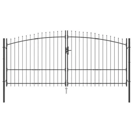 brama-ogrodowa-z-blokada-szary-175-x-400-cm-stal