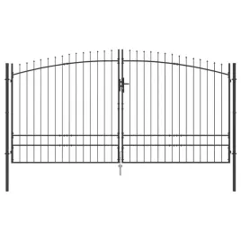 brama-ogrodowa-z-blokada-szary-200-x-400-cm-stal