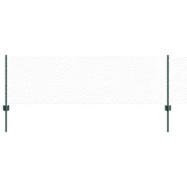 ogrodzenie-z-slupkami-zielony-0-6-x-25-m-stal