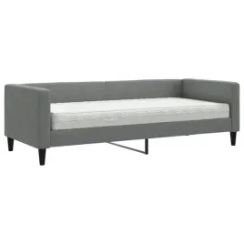 lozko-dzienne-z-materacem-223x90x68-cm-ciemnoszare-2-w-1