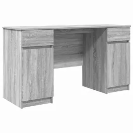 biurko-z-szuflada-z-polka-szary-dab-sonoma-140-x-49-x-76-cm