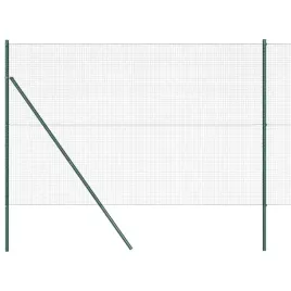 ogrodzenie-z-slupkami-zielony-1-5-x-25-m-stal