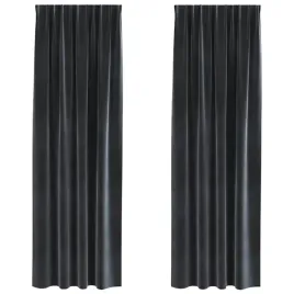 zaslony-z-zaslonami-2-pcs-ciemno-szary-140-x-225-cm-aksamit