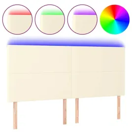 zaglowek-do-lozka-kremowy-160x5x118-128-cm-sztuczna-skora