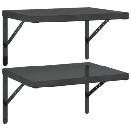 polki-scienne-2-szt-50x40-cm-czarna-stal-nierdzewna