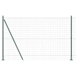 ogrodzenie-z-slupkami-zielony-1-6-x-10-m-stal