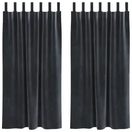 zaslony-z-zaslonami-2-pcs-ciemno-szary-140-x-175-cm-aksamit