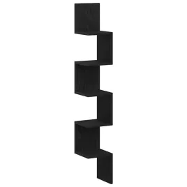 polka-narozna-z-polka-czarny-dab-20-x-20-x-127-5-cm