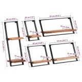 polki-scienne-5-szt-lite-drewno-akacjowe-stan-nowy-material-drewno