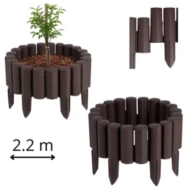 palisada-ogrodowa-zestaw-brazowy-22-m-plotki-obrzeze-ogrodowe-trawnika