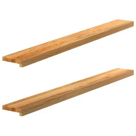 parapety-2-szt-jasnobrazowy-140x15x2-cm-lite-drewno-debowe