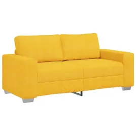 sofa-dwuosobowa-jasnozolta-140-cm-tkanina-sztruksowa
