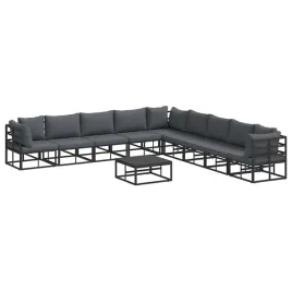zestaw-sof-na-ogrod-z-poduszka-10-pcs-czarny-aluminium