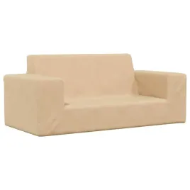 2-os-sofa-dla-dzieci-kremowa-miekki-plusz
