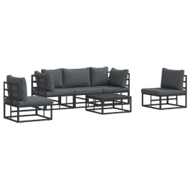 zestaw-sof-na-ogrod-z-poduszka-6-pcs-czarny-aluminium