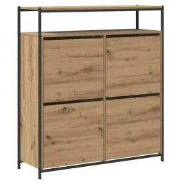szafka-na-buty-z-przechowywaniem-dab-artisan-100-x-34-x-112-cm