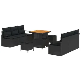 zestaw-sof-na-ogrod-z-poduszka-9-pcs-czarny-polirattan