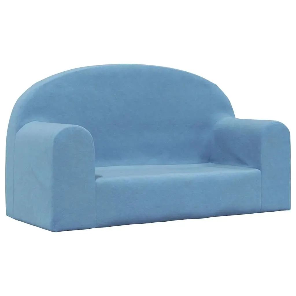 2-os-sofa-dla-dzieci-niebieska-miekki-plusz-stan-nowy