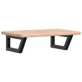 polka-scienna-pod-umywalke-stal-i-lite-drewno-debowe