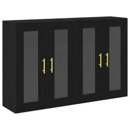 szafka-wiszaca-2-pcs-czarny-dab-69-5-x-34-x-90-cm