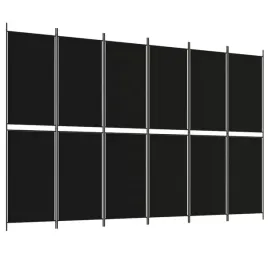 parawan-skladany-z-tkaniny-i-zelaza-czarny-300x200-cm-panele-465x178