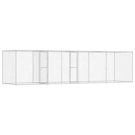 klatka-dla-psa-srebrny-600-x-200-x-200-cm-stal-galwanizowana