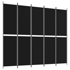 parawan-skladany-z-tkaniny-i-zelaza-250x220-cm-czarny