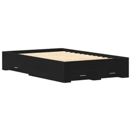 rustykalna-ramka-lozka-z-4-szufladami-czarny-dab-193-x-123-x-32-cm
