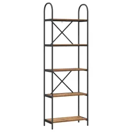 polka-na-ksiazki-stare-drewno-60-x-30-x-183-cm