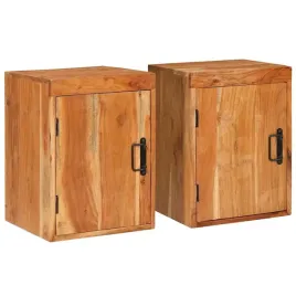 stolik-nocny-2-pcs-brazowy-35-x-33-x-48-cm-drewno-akacjowe