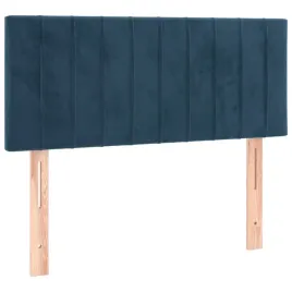 zaglowek-z-aksamitu-regulowana-wysokosc-ciemnoniebieski-80x5x78-88-cm