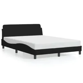 rama-lozka-z-zaglowkiem-czarna-208-x-145-x-745-cm