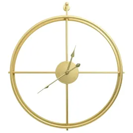 zelazny-zegar-scienny-minimalistyczny-bez-cyfr-zloty-o-52-cm