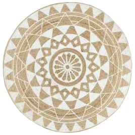 dywanik-z-juty-recznie-pleciony-kwiatowy-wzor-naturalny-bialy-o90-cm