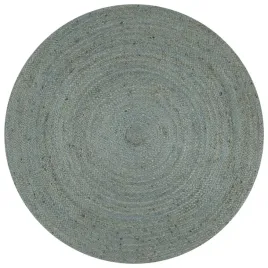 dywanik-z-plecionej-juty-recznie-wykonany-oliwkowozielony-o-90-cm
