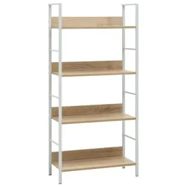 regal-4-poziomowy-debowo-bialy-60x276x1245-cm-stalowo-drewnopochodn
